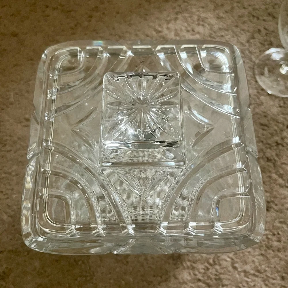 Crystal Clear Signatures Co Crystal Biscuit Barrel